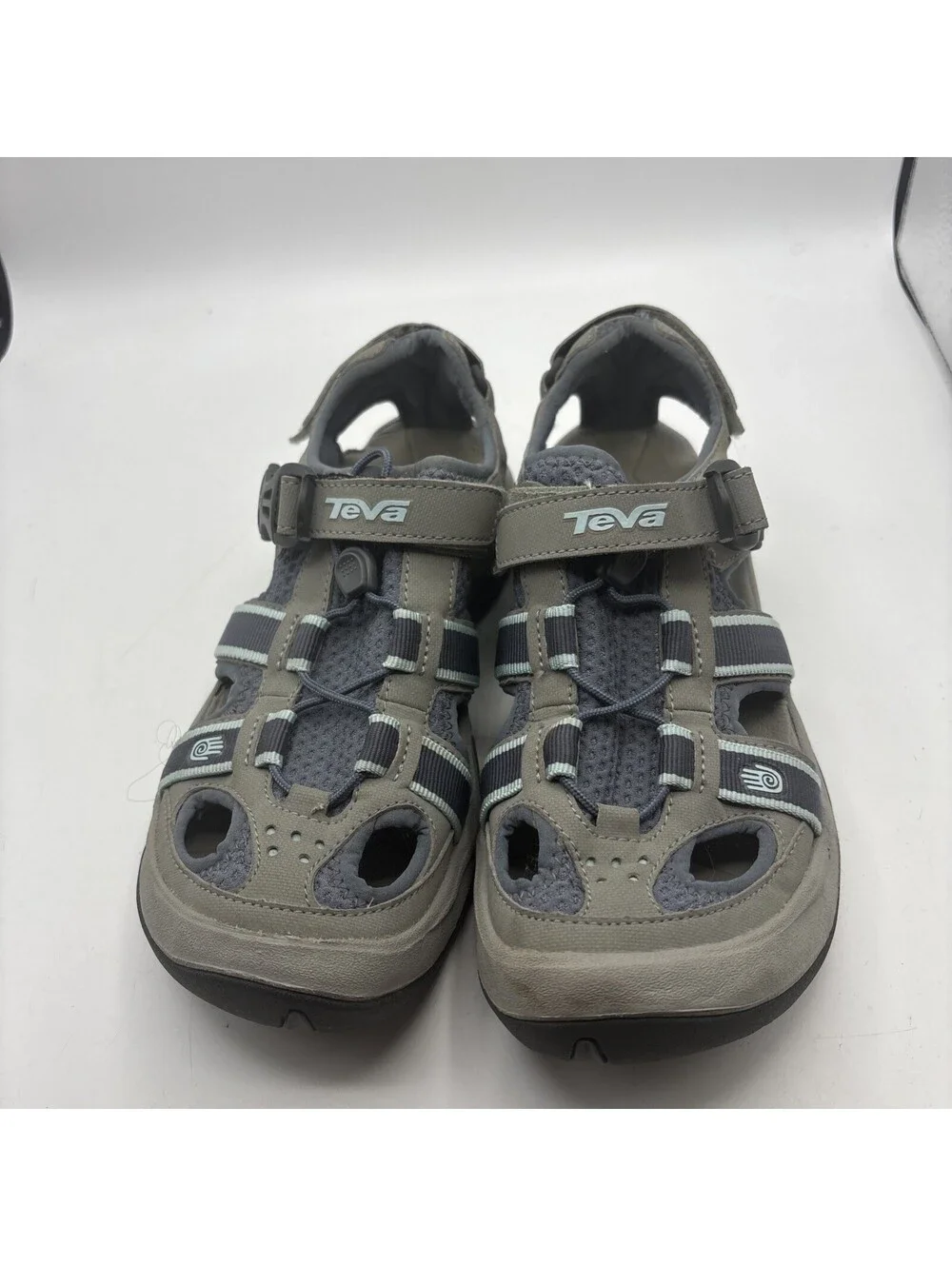 Teva Omnium 2 Women 8  Leather Sandals Brown Turkish Coffee Hiking Water